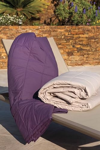 Spannbettlaken, Motiv: Ferret, Gewaschene Baumwolle, 80 x 200 cm, Feige Spannbettlaken, Motiv: Ferret, Gewaschene Baumwolle, 80 x 200 cm, Feige von Toison d'Or