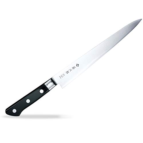 TOJIRO Messer - japanische 3 Lagen Messer 3HQ - Filetiermesser PROFI - Klinge 24 cm - Edelstahlzwinge - 805 von TOJIRO