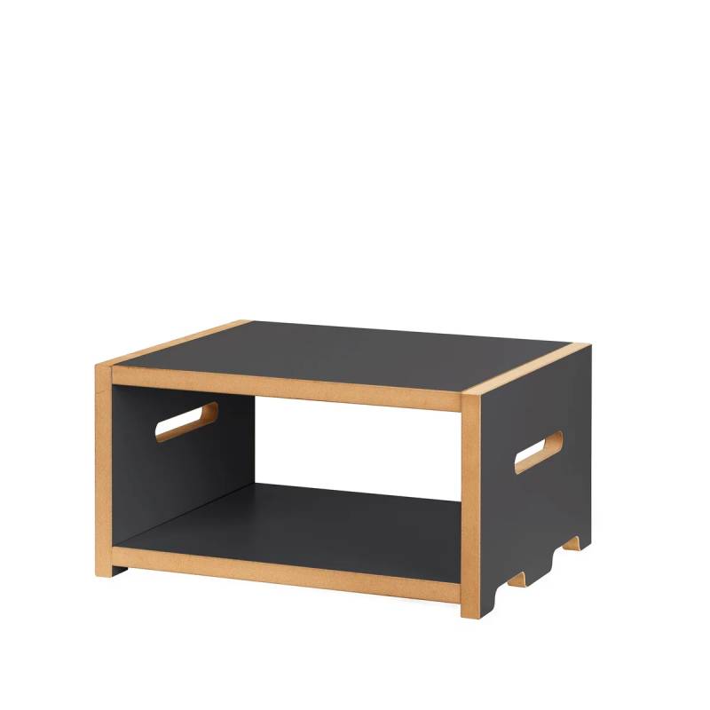 B-Ware Tojo Halbstark Regalsystem Grundmodul Anbaumodul Regal Kommode Anthrazit Niedrig von Tojo