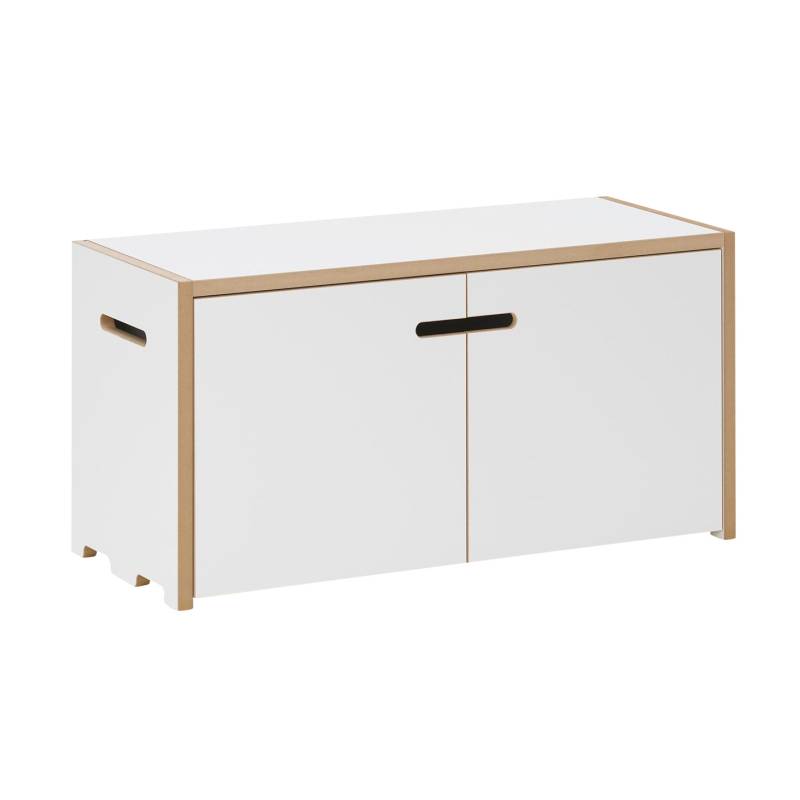 B-Ware Tojo Hochstapler Regalsystem Grundmodul Schrankmodul Schrank Büroschrank Weiß von Tojo