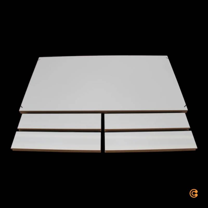 B-Ware Tojo Mehrfach Grundmodul Abschlusselement Regal Erweiterung Möbelmodul Holz Weiß B-Ware Tojo Mehrfach Grundmodul Abschlusselement Regal Erweiterung Möbelmodul Holz Weiß von Tojo