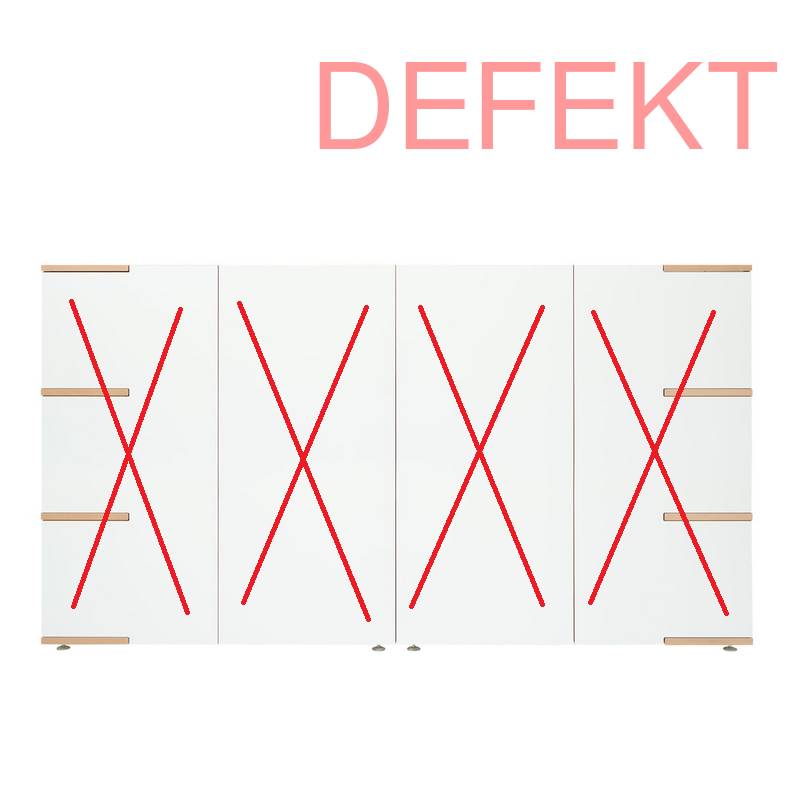 D-Ware Tojo Stau Sideboard Side 200x110cm Weiß Kommode Schrank Defektware Unvollständig D-Ware Tojo Stau Sideboard Side 200x110cm Weiß Kommode Schrank Defektware Unvollständig von Tojo