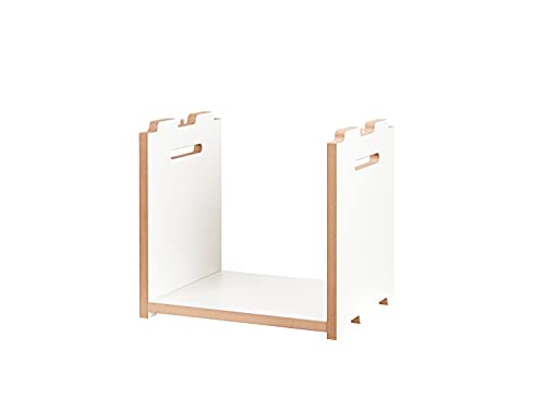 Halbstark Anbaumodul, weiß MDF beschichtet BxHxT 40 x 32 x 35,2 cm von Tojo