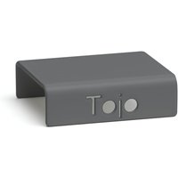 Tojo - Clip für Hochstapler Regalsystem, anthrazit von Tojo