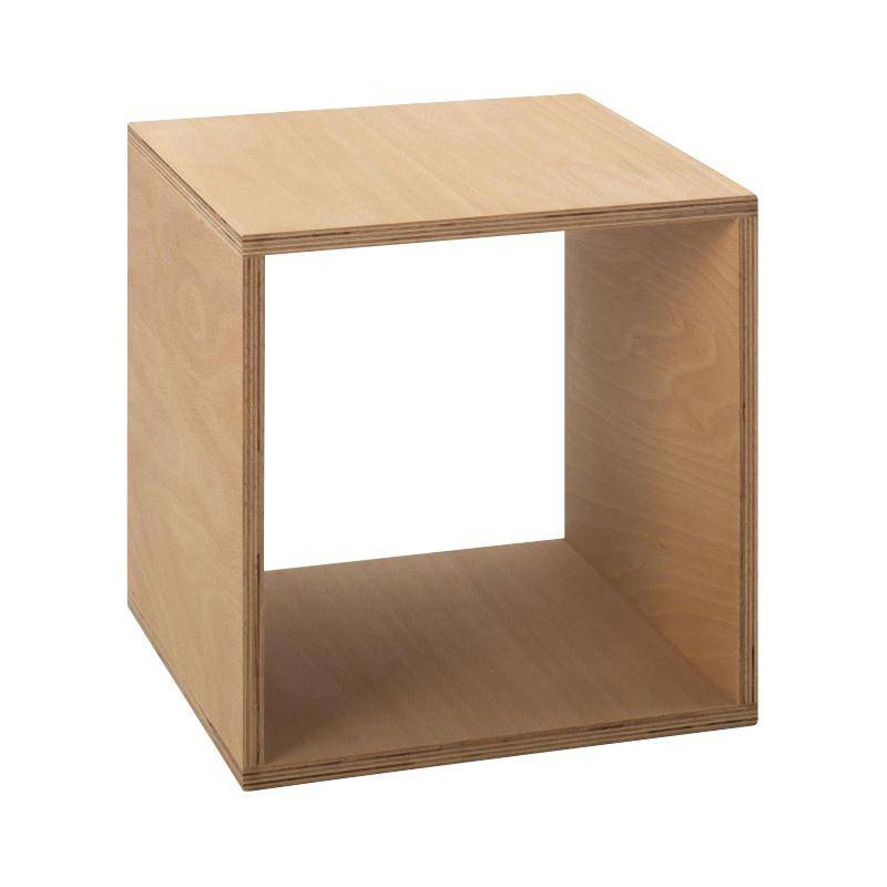 Tojo - Cube Nachttisch 35x35cm - buche/geölt/LxBxH 35x35x35cm von Tojo