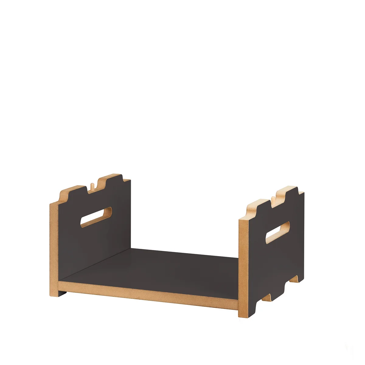 Tojo Halbstark Regalsystem Modul Bücherregal Regal Anbaumodul Niedrig Anthrazit B-Ware von Tojo