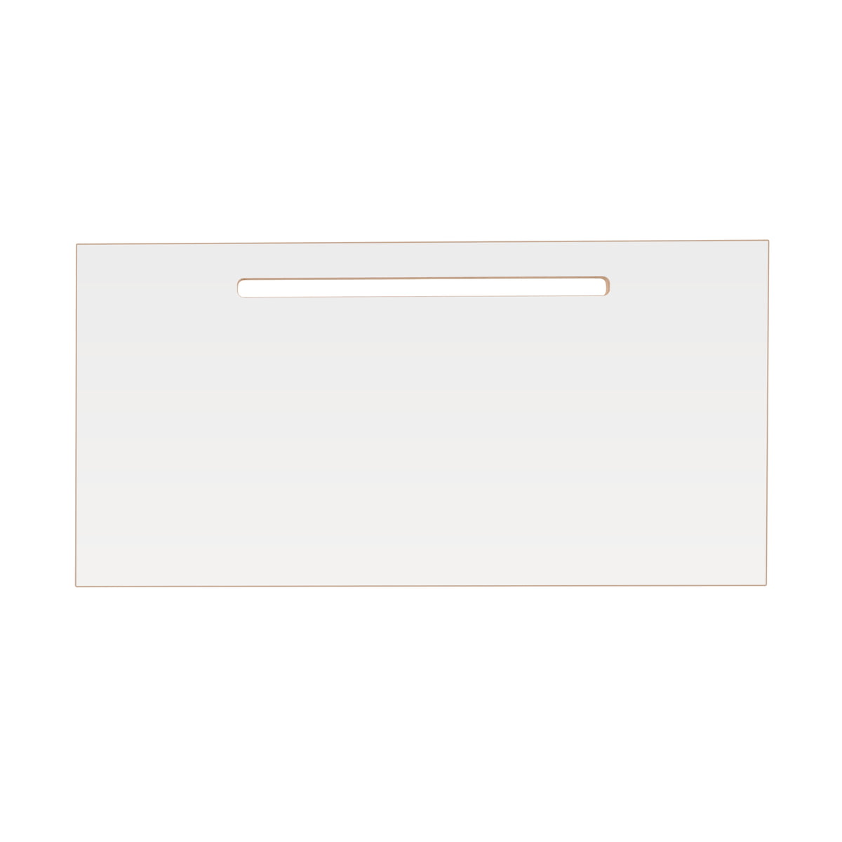 Tojo - Pult Schreibtischplatte für Stehpult/Schreibtisch L - weiß/MDF beschichtet/LxBxH 92x46x1.9cm von Tojo