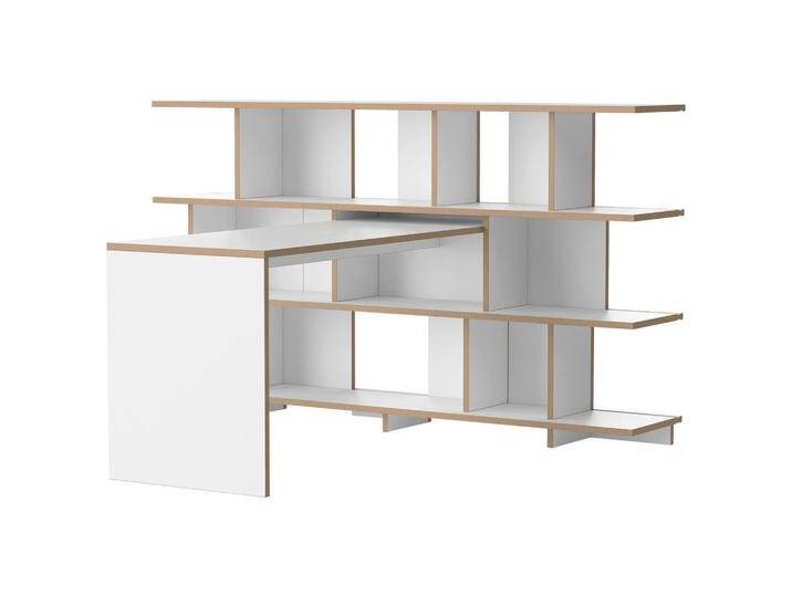 Tojo SCHREIBTISCHKOMBINATION, Buche, Weiß, 157x149x198 cm, FSC 100%, FSC MIX, Arbeitszimmer, Schreibtische, Schreibtischkombination Tojo SCHREIBTISCHKOMBINATION, Buche, Weiß, 157x149x198 cm, FSC 100%, FSC MIX, Arbeitszimmer, Schreibtische, Schreibtischkombination von Tojo