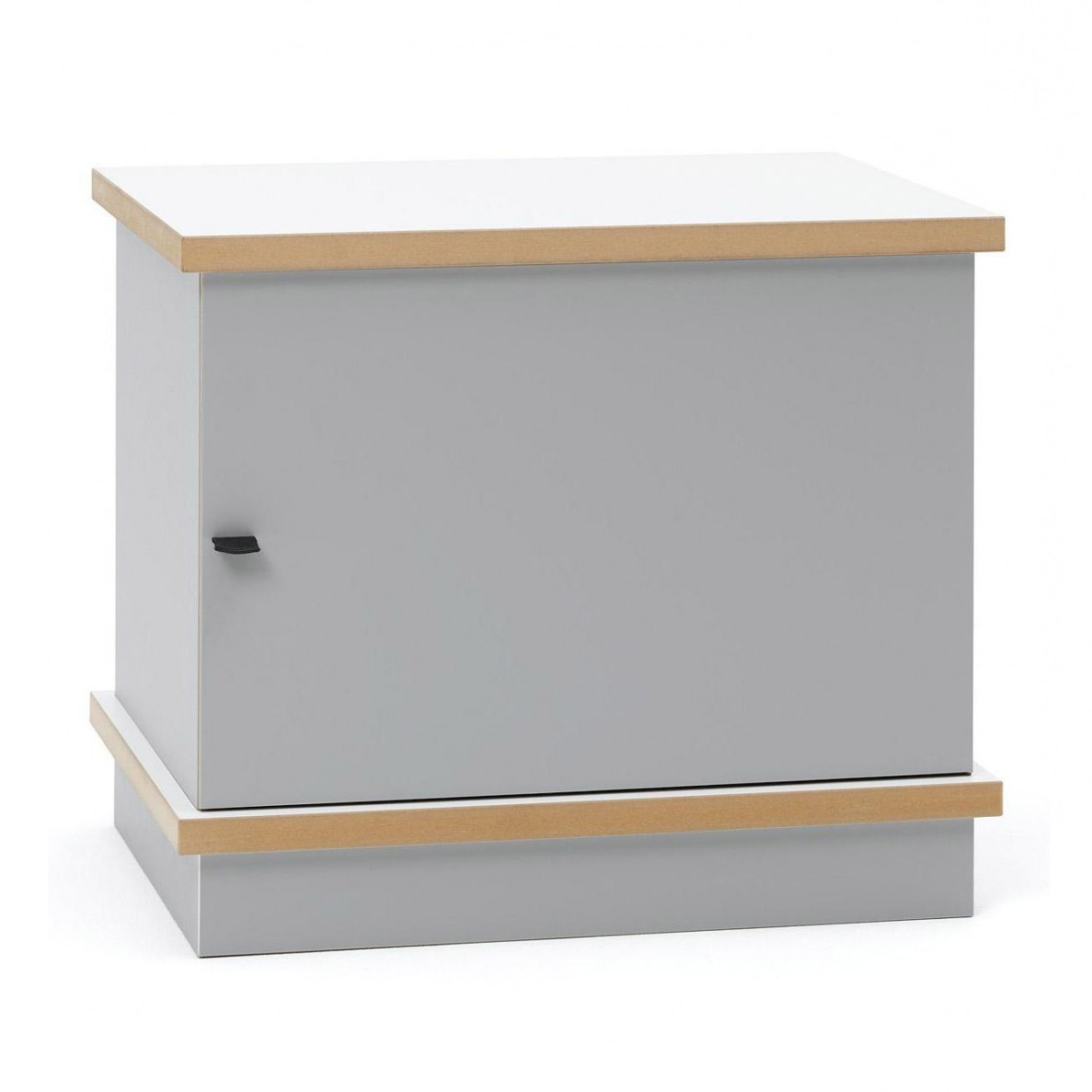 Tojo - Stap Grundmodul - grau RAL 7004/BxHxT 52x44x37.5cm/faltbares Boxensystem von Tojo