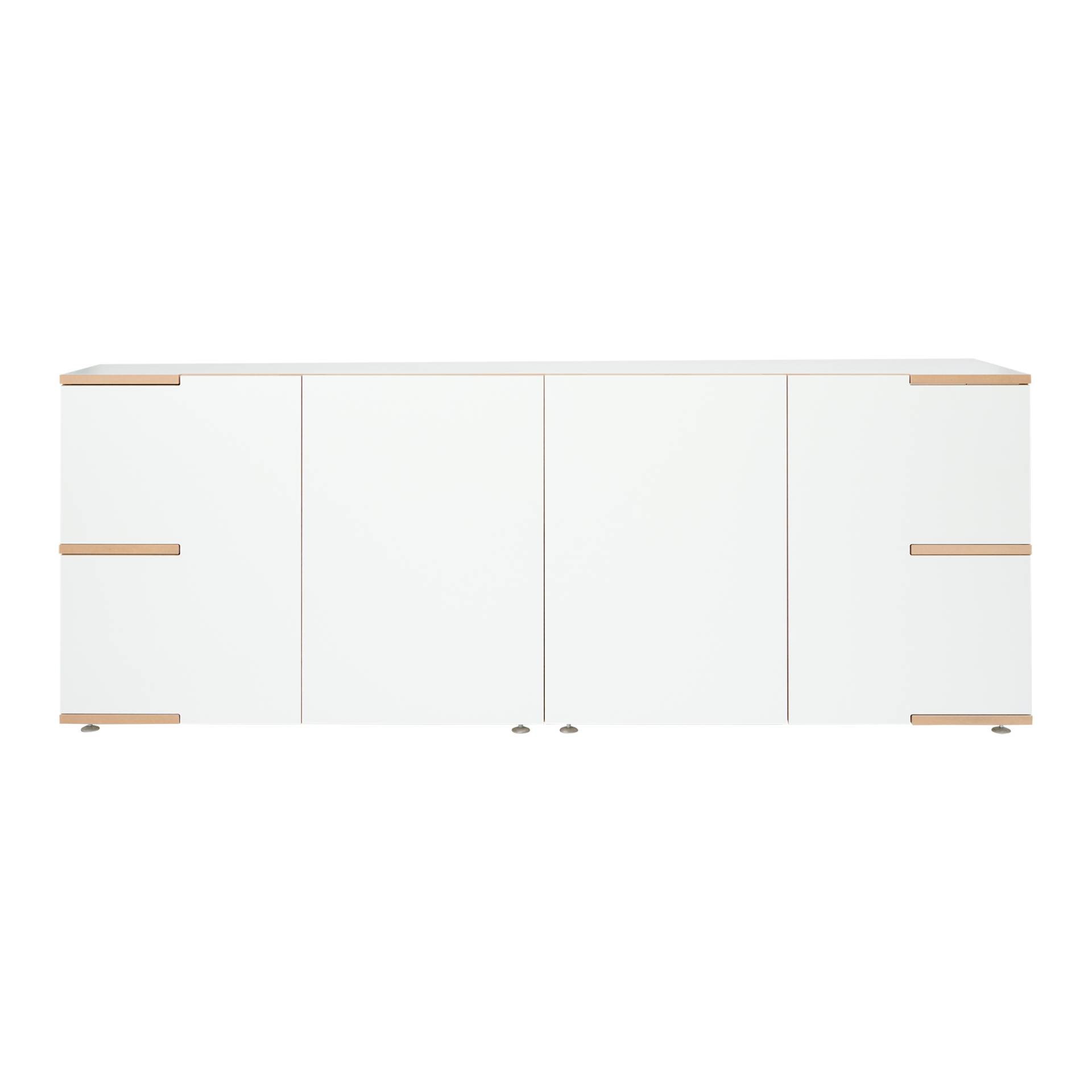 Tojo - Stau Low 200 Sideboard 200x75cm - weiß/BxHxT 200x75x45cm von Tojo