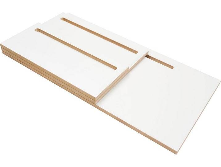 Tojo Stehpult tojo-pult, höhenverstellbar und mit zusätzlichen Schreibplatten zu ergänzen, weiß, Schreibplatte L (B/T/H): 92/46/2 cm von Tojo