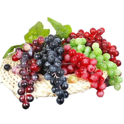 5 Stück Künstliche Trauben, Simulierte Fruchttauben, Gefrostet Trauben Gummi Trauben Deko Kunststoff Weintrauben, Verwendet für ObstpräSentation, Weindekoration Usw 5 Stück Künstliche Trauben, Simulierte Fruchttauben, Gefrostet Trauben Gummi Trauben Deko Kunststoff Weintrauben, Verwendet für ObstpräSentation, Weindekoration Usw von Tokaneit