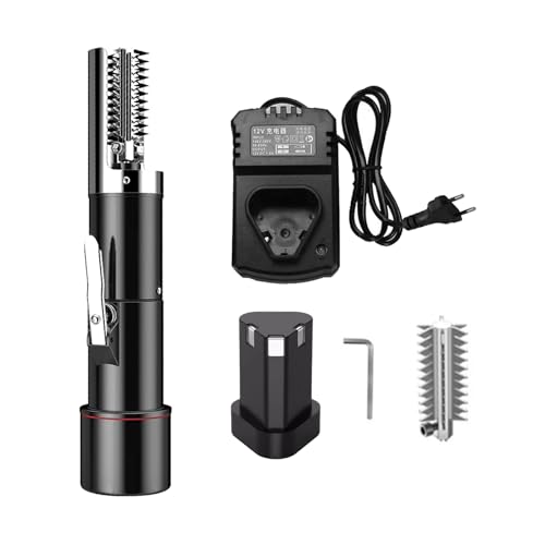 Elektrischer Fischentschupper, Wasserdicht Entschupper für Fisch, Fischschuppen Entferner mit Intelligenter Schalter, Universal Wiederaufladbar Schaber Fisch von Tokenhigh