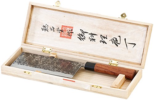 TokioKitchenWare Chinesisches Küchenbeil: Chinesisches Hackmesser, handgefertigt (China Hackmesser, Chinesisches Messer, Handgefertigte) von TokioKitchenWare