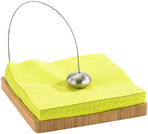 TokioKitchenWare Servietten-Halter: Designer-Serviettenhalter aus Bambus (Servietten-Halter, Bambus, Halterungen für, Papier) von TokioKitchenWare