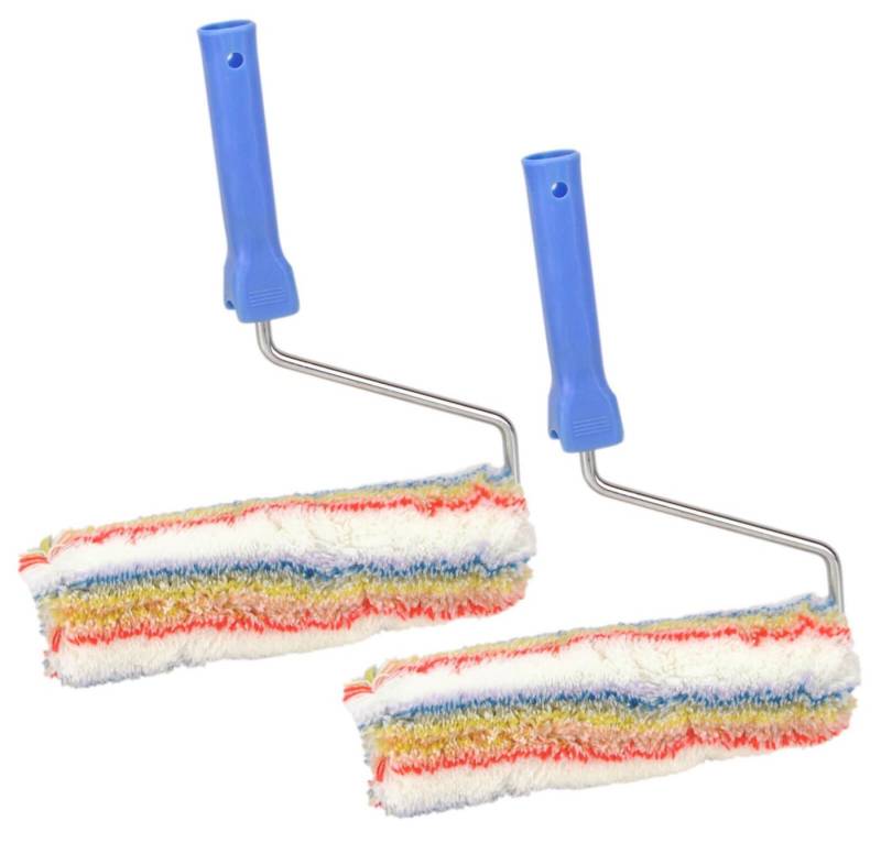 Work plus Farbwalze 2er Set Premium Farbroller 230mm mit Steckbügel von Work Plus