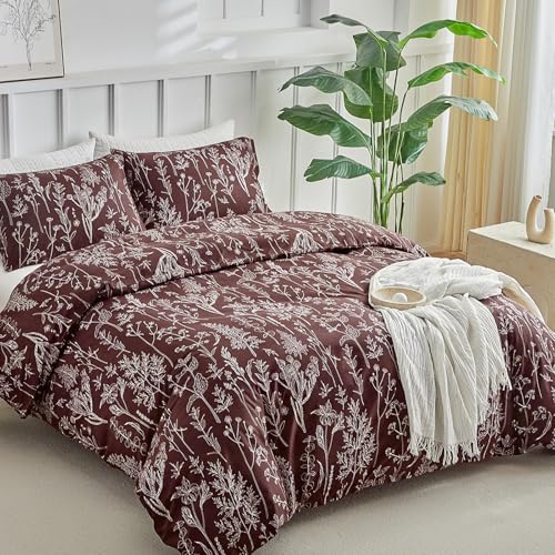 Tokokimo Bettbezug für Betten mit 180 cm, Bettbezug 260 x 240 cm, Salbei, Mikrofasermuster, 3-teilig, bestehend aus 1 Bettbezug 260 x 240 cm + 2 Kissenbezügen 65 x 65 cm, Purpurrot Tokokimo Bettbezug für Betten mit 180 cm, Bettbezug 260 x 240 cm, Salbei, Mikrofasermuster, 3-teilig, bestehend aus 1 Bettbezug 260 x 240 cm + 2 Kissenbezügen 65 x 65 cm, Purpurrot von Tokokimo