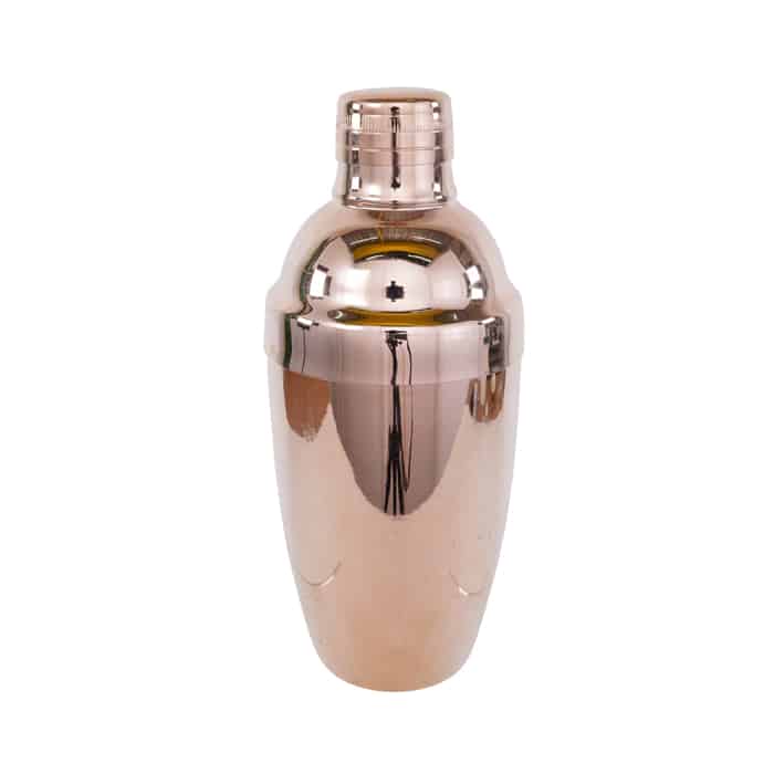 Cocktailshaker aus rosa Edelstahl - 750ml Cocktailshaker aus rosa Edelstahl - 750ml von Tokyo Design Studio