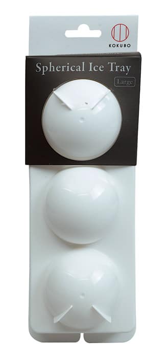 Eiswürfelform-Sphärisch-KOKUBO-Set für 3 Würfel von Tokyo Design Studio