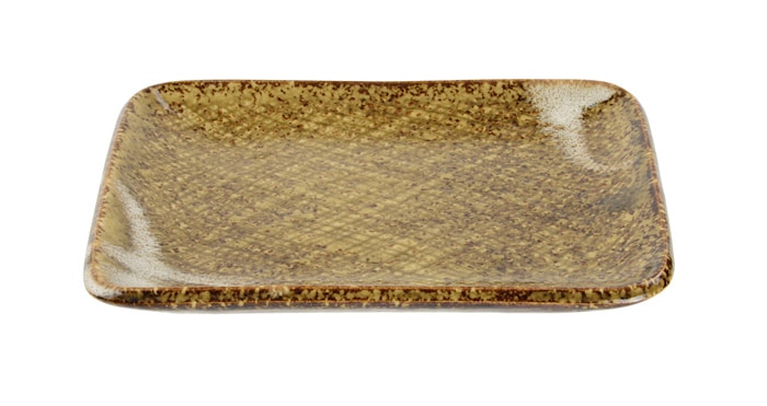 Großer quadratischer Teller - Oriental Shop - Rustikales Braun - 14,5 x 12 cm Großer quadratischer Teller - Oriental Shop - Rustikales Braun - 14,5 x 12 cm von Tokyo Design Studio