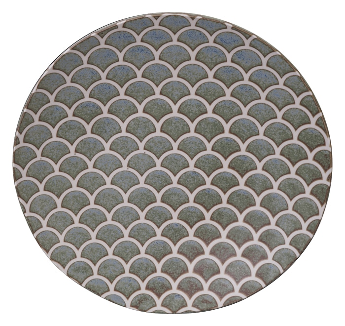 Grüner Teller - Vert Sauge Kollektion - 25 x 3,7 cm Grüner Teller - Vert Sauge Kollektion - 25 x 3,7 cm von Tokyo Design Studio