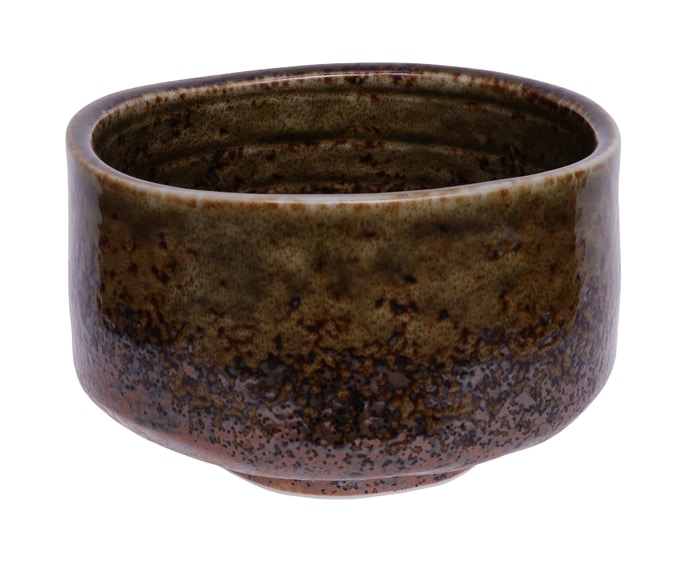 Matcha-Teeschale - Grün-Braun - 500 ml - 12 x 7,5 cm von Tokyo Design Studio