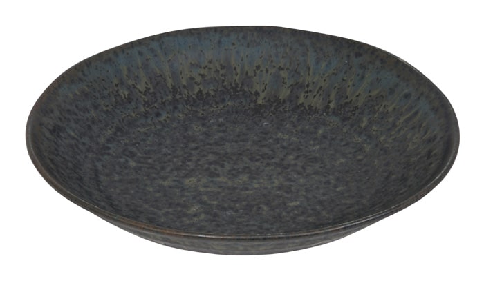 Mattschwarzer Teller - Onyx Noir Kollektion - 20,5 cm x 4,5 cm von Tokyo Design Studio