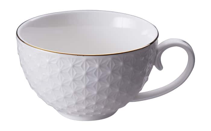 Porzellan-Kaffeetasse - Nippon White - Goldrand - 180ml Porzellan-Kaffeetasse - Nippon White - Goldrand - 180ml von Tokyo Design Studio
