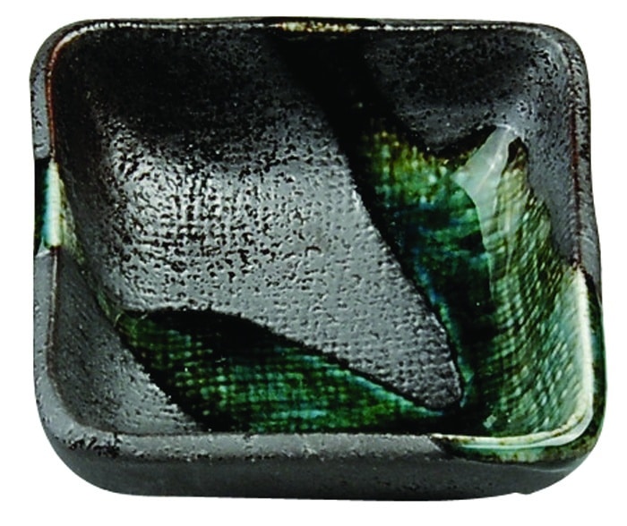 Quadratisches Choku-Tablett - Grün-Grau-Serie - 7,5 x 7,5 cm Quadratisches Choku-Tablett - Grün-Grau-Serie - 7,5 x 7,5 cm von Tokyo Design Studio