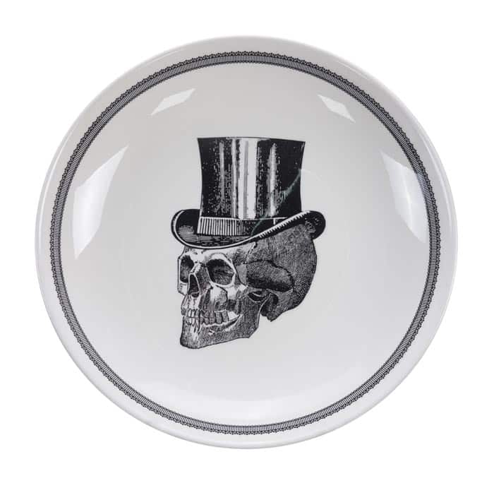 Schädel-Design Keramikschale - Royal Stafford Skull-Kollektion - 1000 ml - 24,5 x 3,5 cm Schädel-Design Keramikschale - Royal Stafford Skull-Kollektion - 1000 ml - 24,5 x 3,5 cm von Tokyo Design Studio