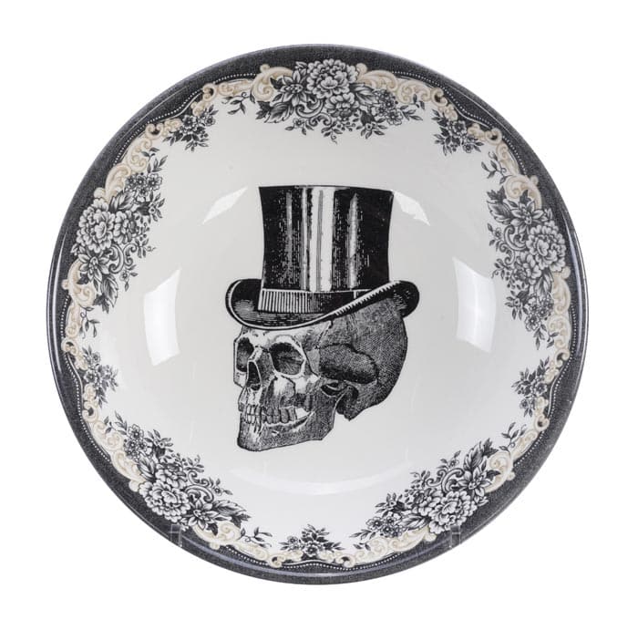 Schwarz-weiße Schädel-Design Schüssel - Royal Stafford - Skull Kollektion - 700 ml Schwarz-weiße Schädel-Design Schüssel - Royal Stafford - Skull Kollektion - 700 ml von Tokyo Design Studio