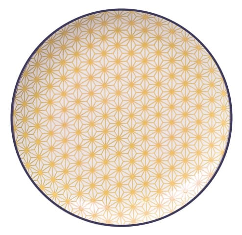 Speiseteller - Tokyo Design Studio - Star Wave - Gelb/Dunkelblau - 25,7x3cm Speiseteller - Tokyo Design Studio - Star Wave - Gelb/Dunkelblau - 25,7x3cm von Tokyo Design Studio