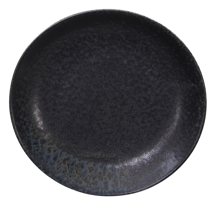 Teller - Onyx Noir - mattschwarze Oberfläche - 16,5 x 2,5 cm von Tokyo Design Studio