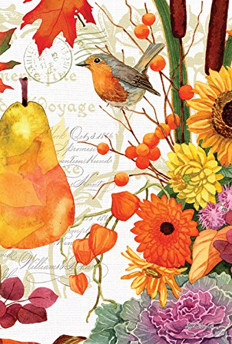 Toland Home Gartenflagge Herbstgesteck 31,8 x 45,7 cm, dekorativ, bunt, Herbstblumen-Design von Toland Home Garden