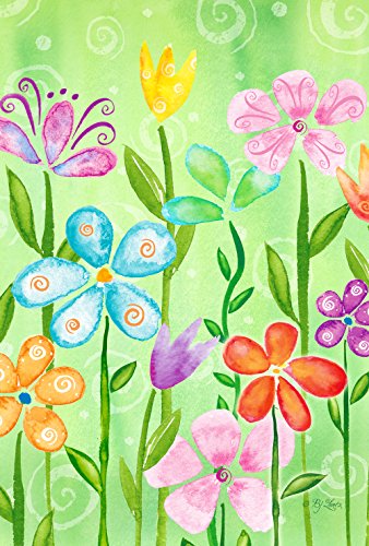 Toland Home Garden Spring Blooms Gartenflagge House Flag (28" x 40") Hausflagge von Toland Home Garden