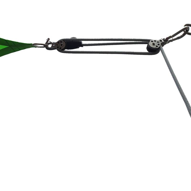 Toldoro 3-Fach Flaschenzug mit 4-Loch Klampe Seilzug Flaschenzug Zum Spannen und Befestigen von Sonnensegel von Toldoro