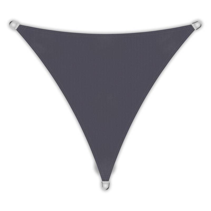 Toldoro Sonnensegel Dreieck 5,6x5,6x5,6m UPF50+ PES Regendicht UV-Schutz Sonnenschutz Terrasse Garten Anthrazit von Toldoro
