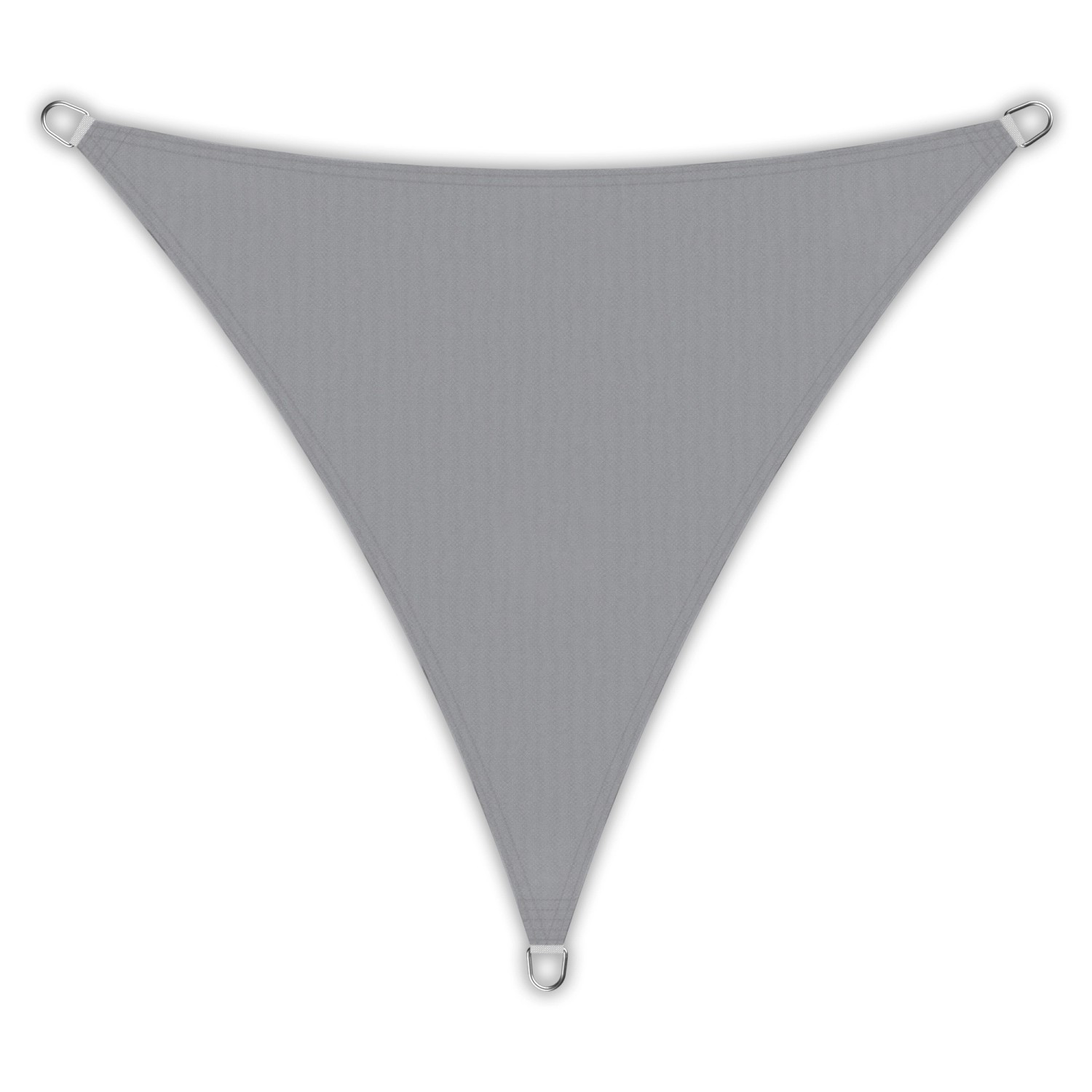 Toldoro Sonnensegel Dreieck 5x5x5m HDPE Luft & Wasserdurchlässig UV-Schutz Garten Hellgrau von Toldoro