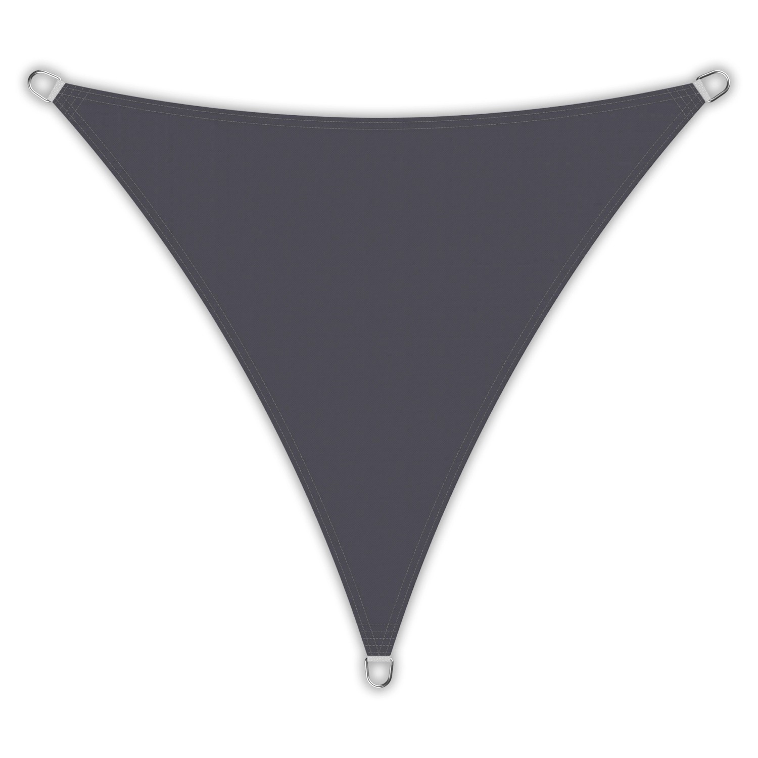 Toldoro Sonnensegel Dreieck 6x6x6m HDPE Luft & Wasserdurchlässig UV-Schutz Garten Anthrazit Toldoro Sonnensegel Dreieck 6x6x6m HDPE Luft & Wasserdurchlässig UV-Schutz Garten Anthrazit von Toldoro