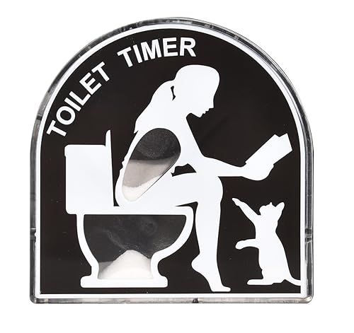 5 Minuten Toilette Sanduhr Timer, Toilet Timer, Kinder Bürsten Timing Tool, Kreative Toilette Hocker Sanduhr, Hausgarten Home Decor Spielzeug,lustige Geschenke für Frauen, Mama(Frau) von Tolenre