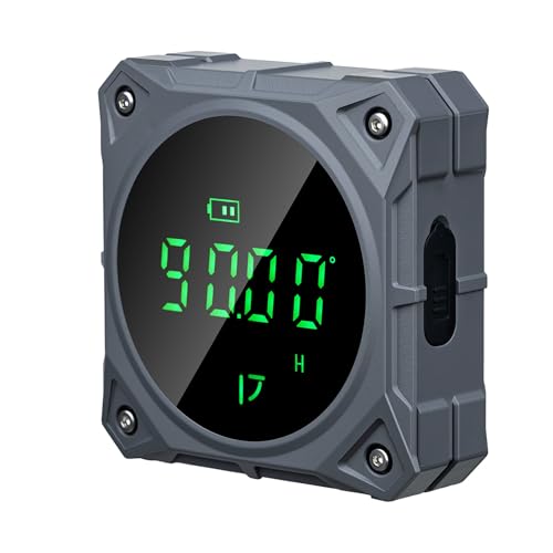 Tolesum Digitale Wasserwaage mit 4-Seitigen Magneten Wasserwaage mit Signalton, Level Box Winkelmessgerät Digitaler Neigungsmesser mit LCD Display,0–90°/0–180°,360° Drehbarer Bildschim Tolesum Digitale Wasserwaage mit 4-Seitigen Magneten Wasserwaage mit Signalton, Level Box Winkelmessgerät Digitaler Neigungsmesser mit LCD Display,0–90°/0–180°,360° Drehbarer Bildschim von Tolesum