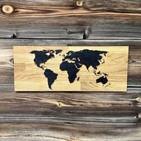 Wandbild Weltkarte | Holz Wandkunst L Wanddeko Weltliebe Holzkunst Landschaft Wanddekoration Welt Karte Reiselust Zuhause Wandbild Weltkarte | Holz Wandkunst L Wanddeko Weltliebe Holzkunst Landschaft Wanddekoration Welt Karte Reiselust Zuhause von TolinaHolzmanufaktur