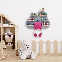 Hochwertiges Kinderregal Im Wolkendesign Für Die Toniebox | Figuren Musikbox Platz Bis Zu 26 Tonie Regal von TolinaKidsshop