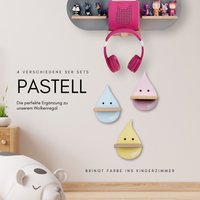 Kinderregal Im Regentropfen Design Für Die Toniebox | Musikbox Musikregal Pastell 3Er Set Kinderregal Im Regentropfen Design Für Die Toniebox | Musikbox Musikregal Pastell 3Er Set von TolinaKidsshop
