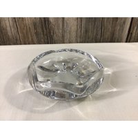 Große Vintage Orrefers Kunst Glasschale Stella Polaris Design von TollBranchFarm