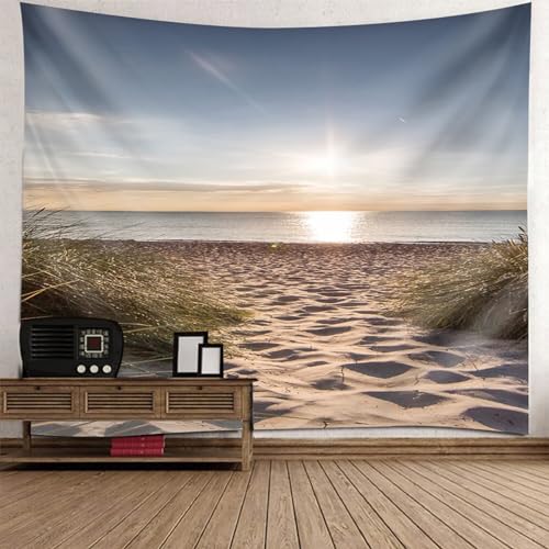 Tolldek Wandteppich Hell Braun Grau 150 x 130 cm, Natur Landschaft Tapisserie Wandbehang Sonnenschein Strand Wandtuch Wandtücher Geeignet für Wanddekorationskunst Tolldek Wandteppich Hell Braun Grau 150 x 130 cm, Natur Landschaft Tapisserie Wandbehang Sonnenschein Strand Wandtuch Wandtücher Geeignet für Wanddekorationskunst von Tolldek