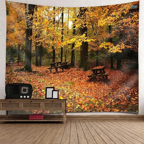 Tolldek Wandteppich Orange 300 x 256 cm, Natur Landschaft Wandtuch Ahornblatt Blätter Tapisserie Wandbehang Wandbehänge für Tischdecke Schlafzimmer Decor Tolldek Wandteppich Orange 300 x 256 cm, Natur Landschaft Wandtuch Ahornblatt Blätter Tapisserie Wandbehang Wandbehänge für Tischdecke Schlafzimmer Decor von Tolldek