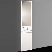 Garderobenpaneel mit Spiegel Weiß von Tollhaus