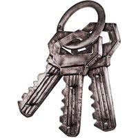 Schlüssel Garderobe aus Metall Schlüsselbund Optik von Tollhaus