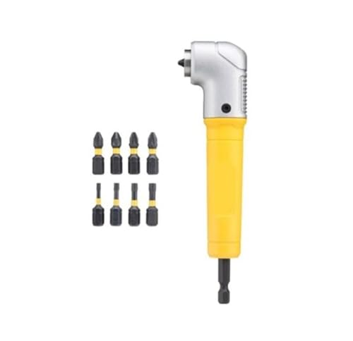 Tolxh #DT71517T Schlagbohrschrauber Winkelaufsatz Multi-Bohrer mit Bit 71517 DT71517T-QZ DT71517 rechtwinkliger Umwandlungskopf + zusätzliche 9 Chargenköpfe DT71517T-A9 Ersatzteile für Dewalt von Tolxh